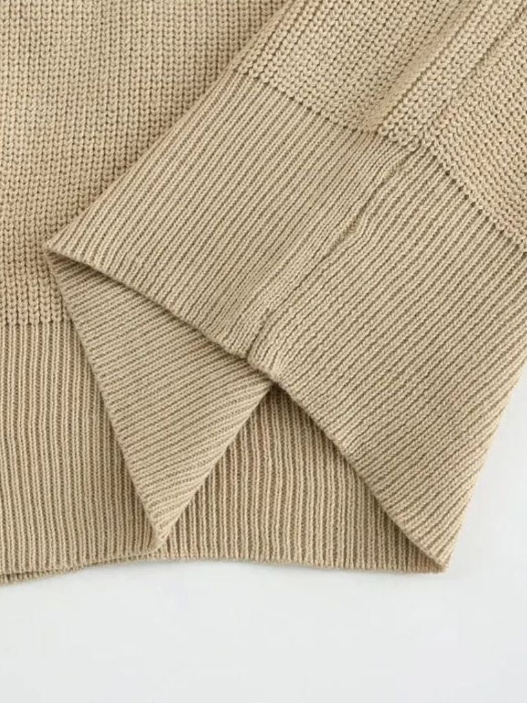 Essential Half Zip Sweater - Cross & Crown - Cross & Crown