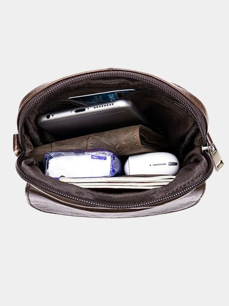 Essential Leather Shoulder Bag - Cross & Crown - Cross & Crown