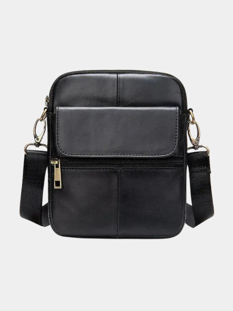 Essential Leather Shoulder Bag - Cross & Crown - Cross & Crown