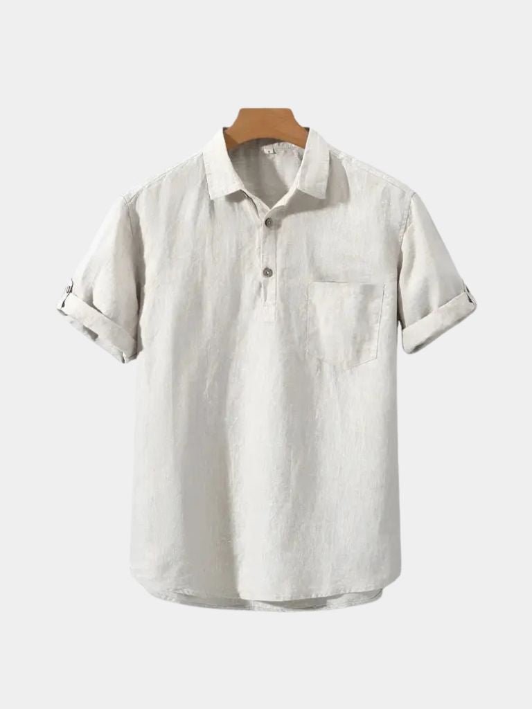 Essential Linen Shirt - Cross & Crown - Cross & Crown