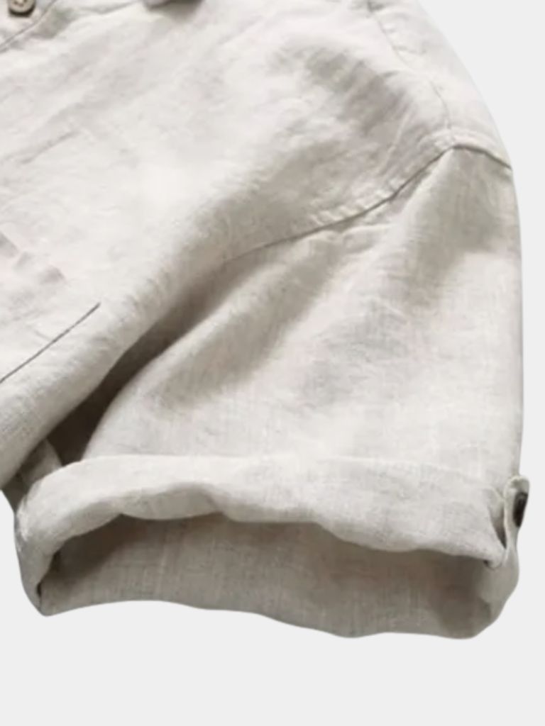 Essential Linen Shirt - Cross & Crown - Cross & Crown