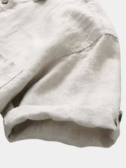 Essential Linen Shirt - Cross & Crown - Cross & Crown