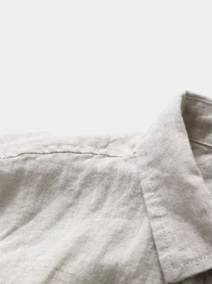 Essential Linen Shirt - Cross & Crown - Cross & Crown