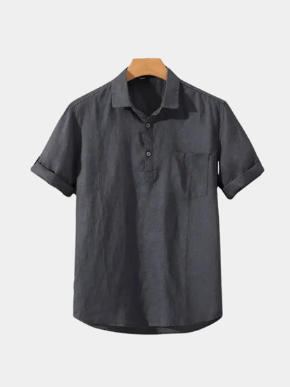 Essential Linen Shirt - Cross & Crown - Cross & Crown