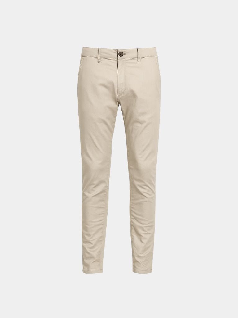 Essential Slim Fit Straight Trousers - Cross & Crown - Cross & Crown
