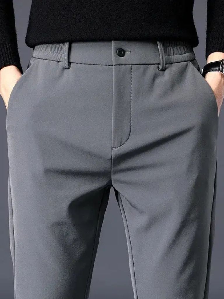 Essential Stretchy Trousers - Cross & Crown - Cross & Crown