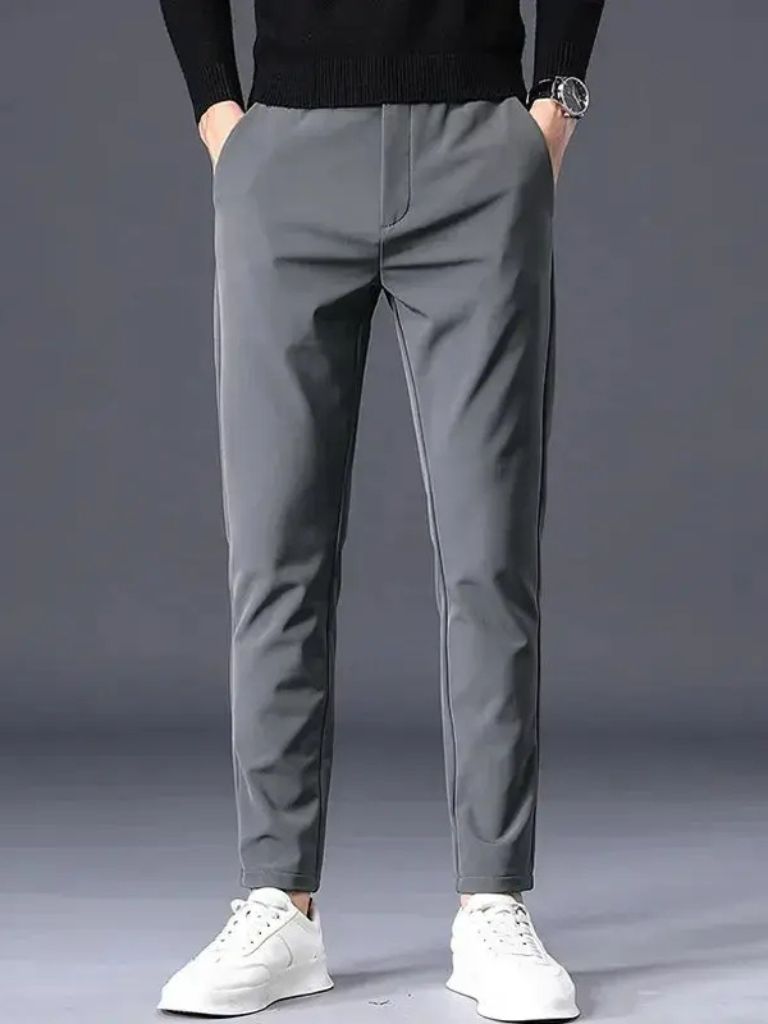 Essential Stretchy Trousers - Cross & Crown - Cross & Crown