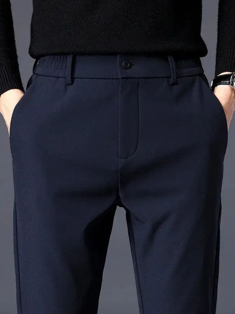Essential Stretchy Trousers - Cross & Crown - Cross & Crown