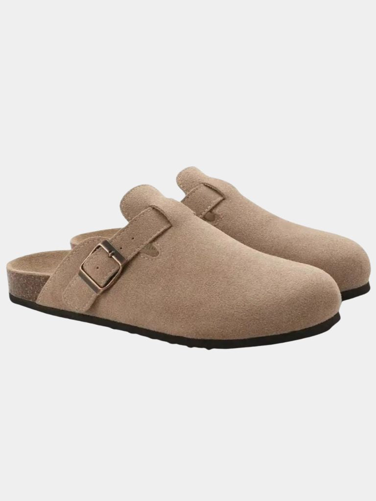 Essential Suede Clogs - Cross & Crown - Cross & Crown