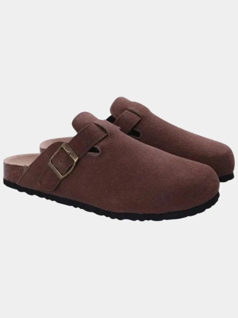 Essential Suede Clogs - Cross & Crown - Cross & Crown