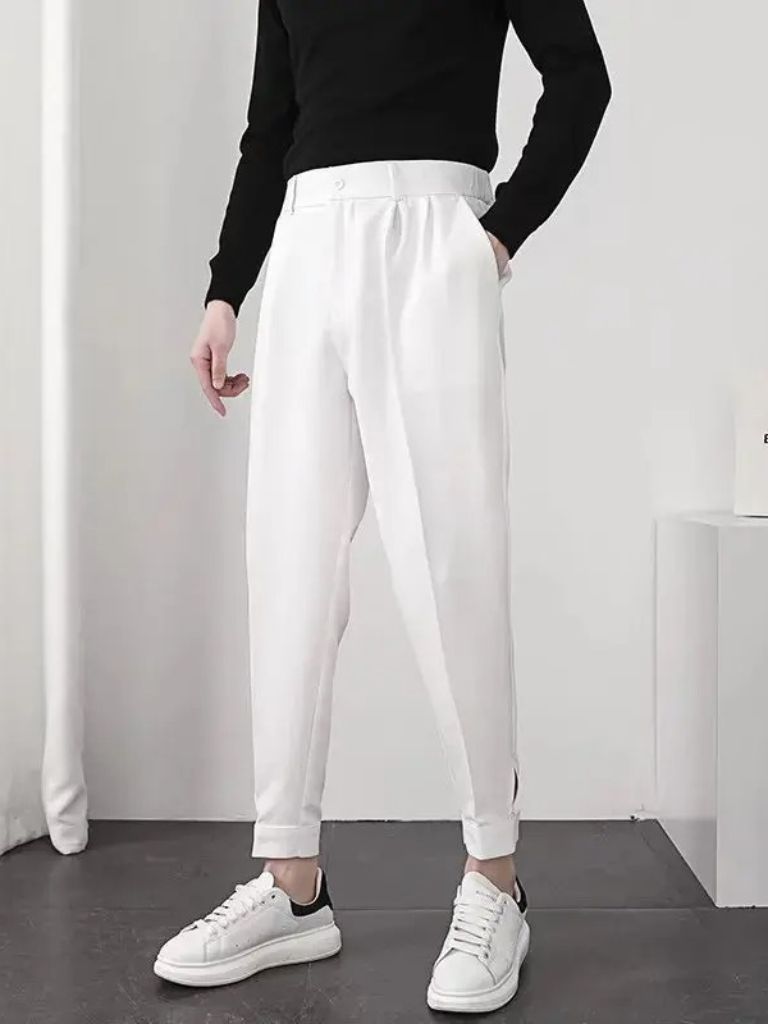 Essential Tailored Trousers - Cross & Crown - Cross & Crown
