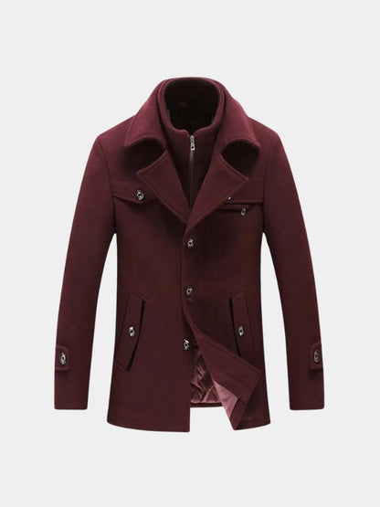 Essential Wool Blend Coat - Cross & Crown - Cross & Crown