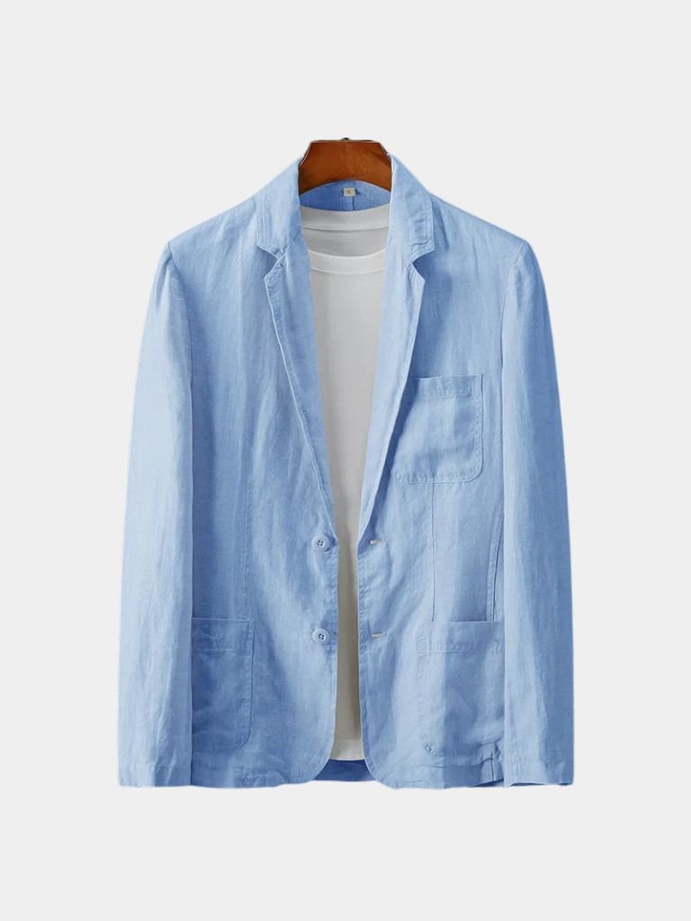 Gianni Summer Linen Blazer - Cross & Crown - Cross & Crown