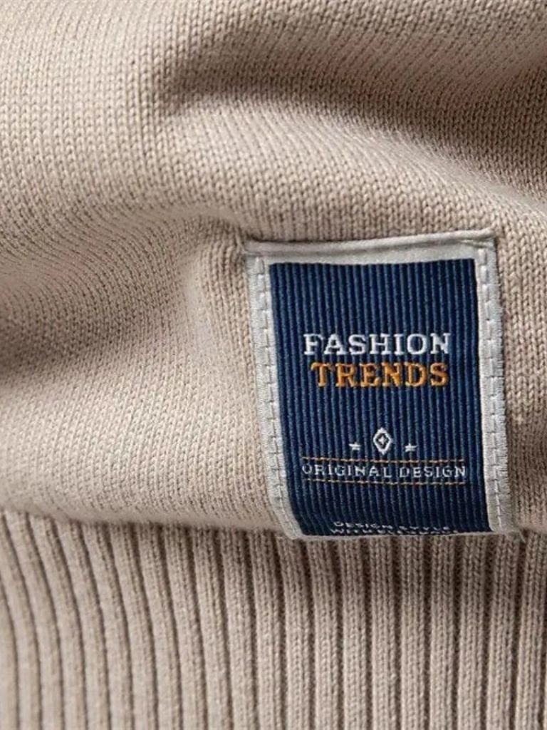 Half Zip Knitwear Solid Color Cardigan Sweater - Cross & Crown - Cross & Crown