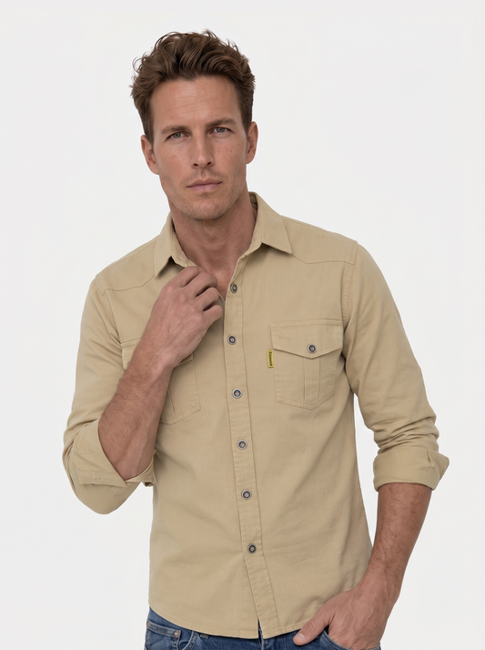 Casual Modern Men Shirt - Cross & Crown