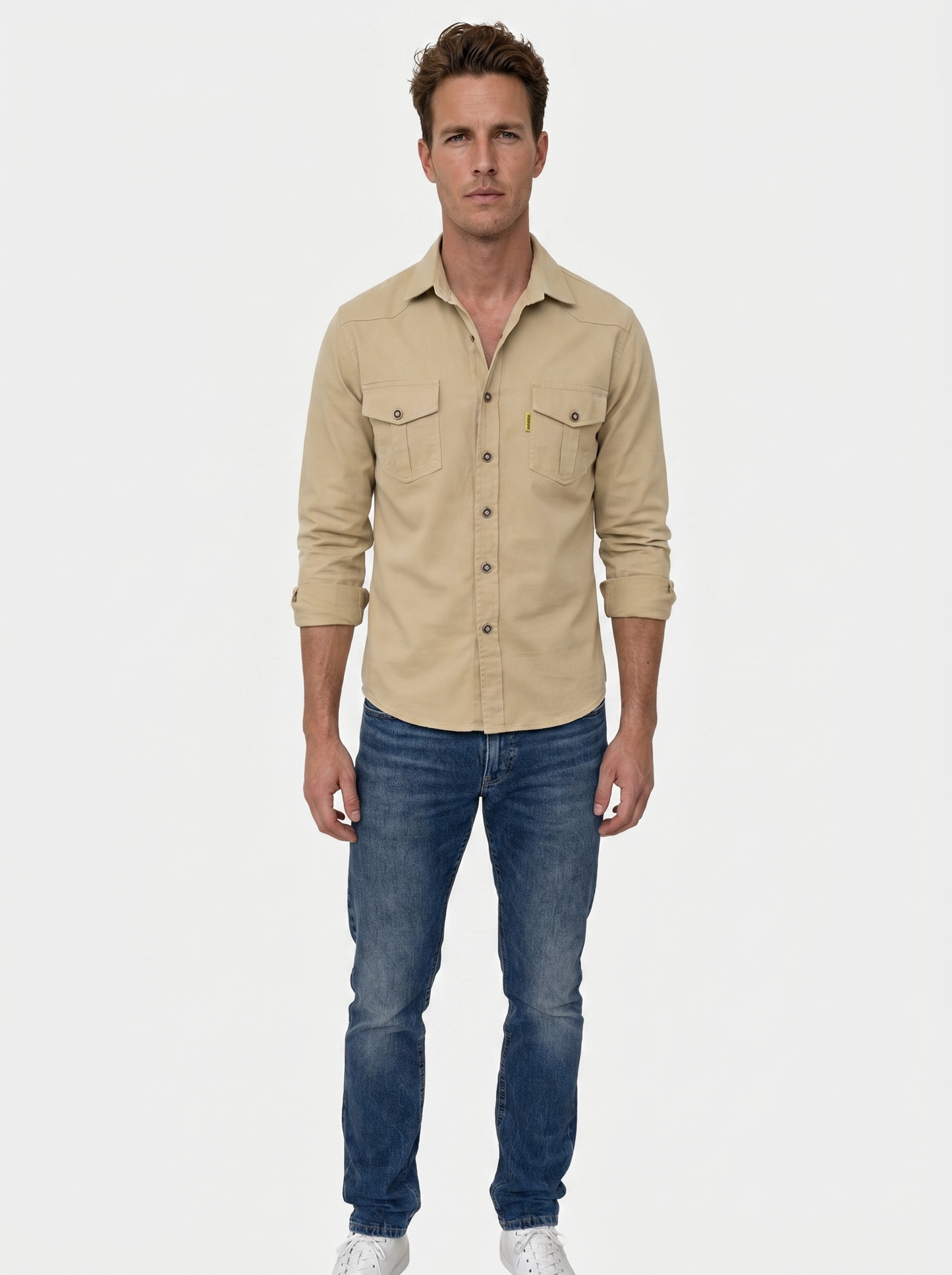 Casual Modern Men Shirt - Cross & Crown