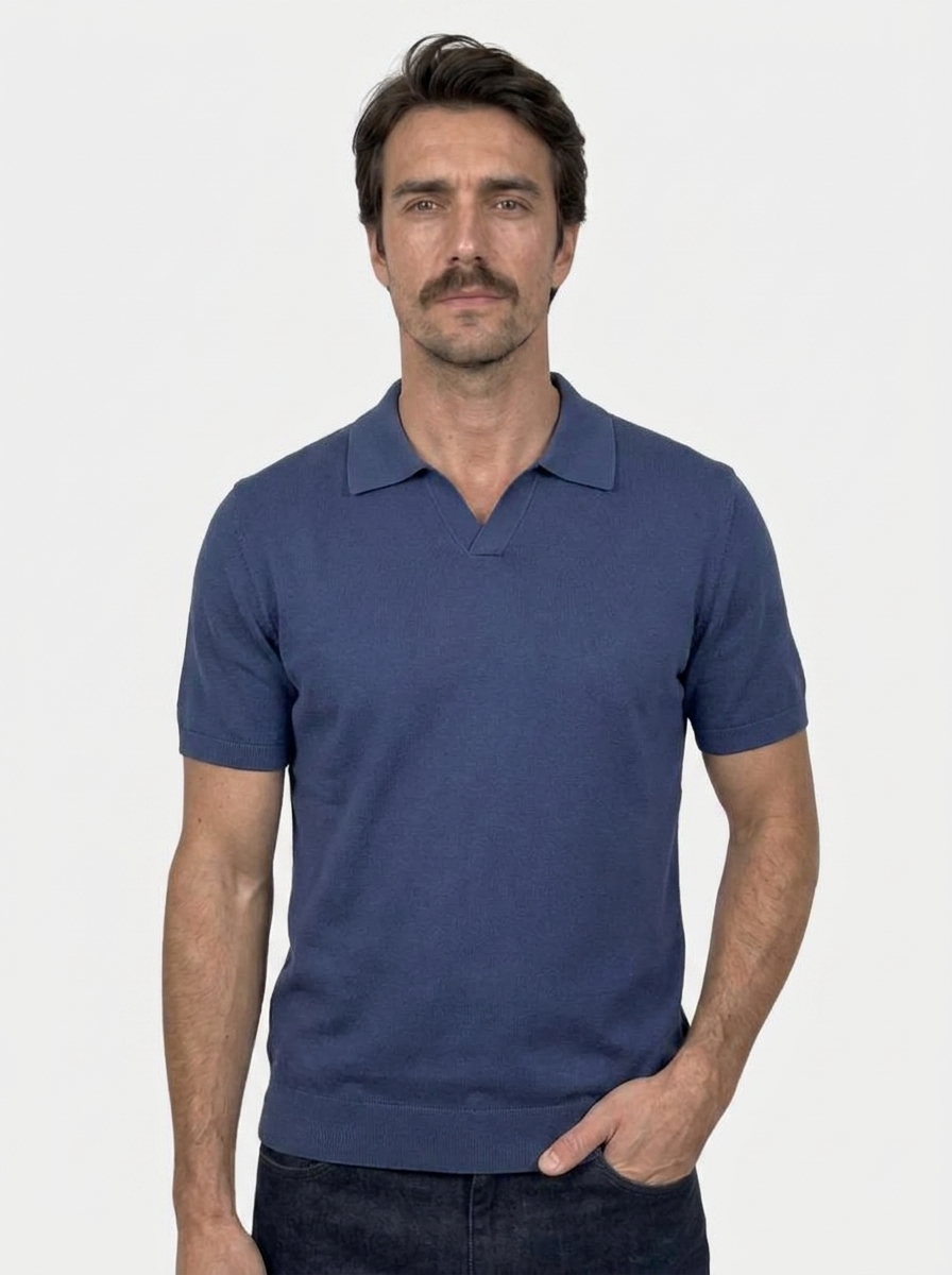 Navy Class Polo – Cross & Crown