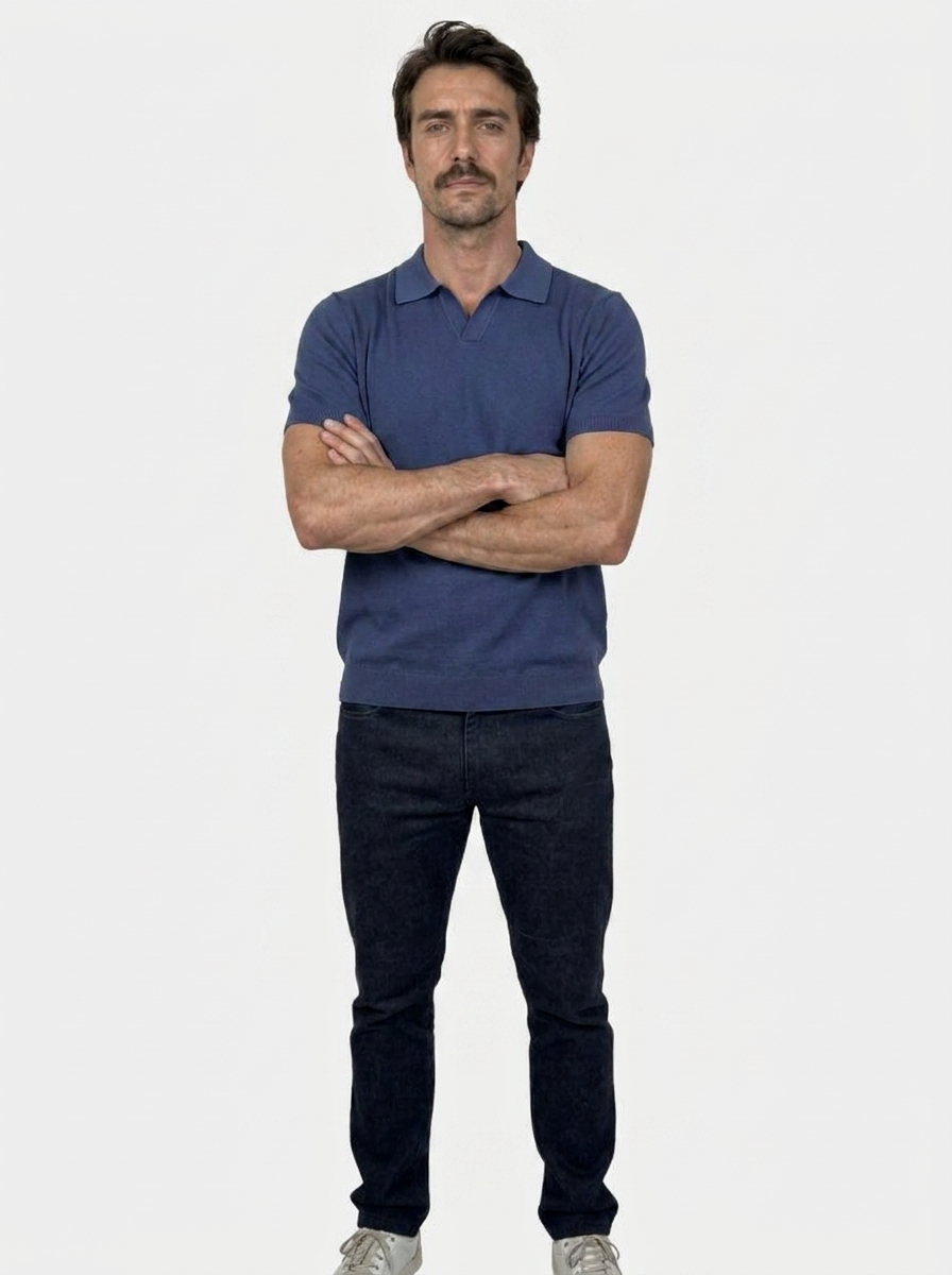 Navy Class Polo – Cross & Crown