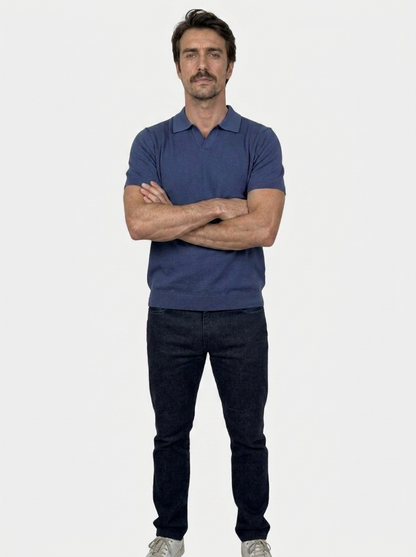 Navy Class Polo – Cross & Crown