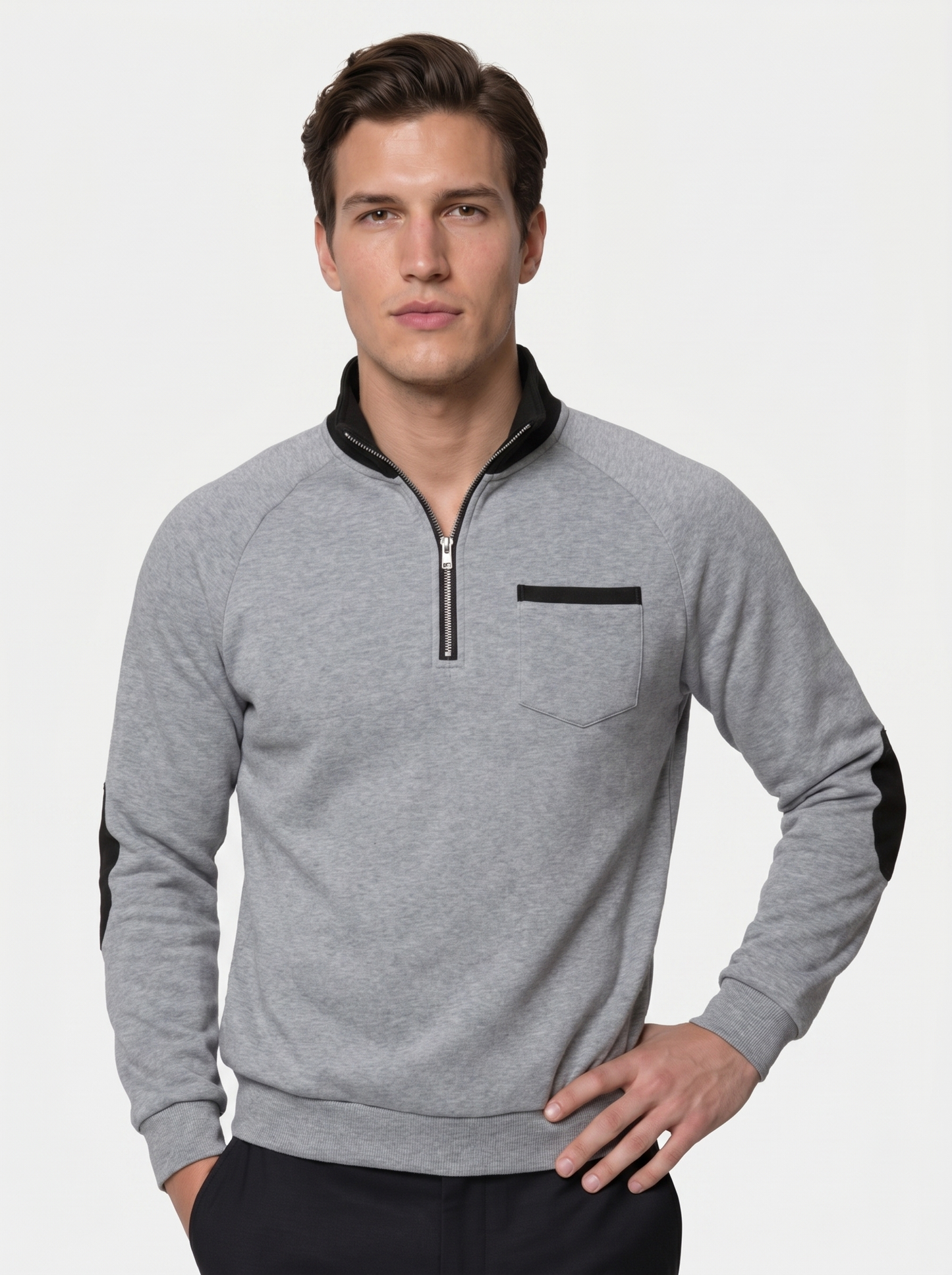Classic Academy High Collar Pullover - Cross & Crown