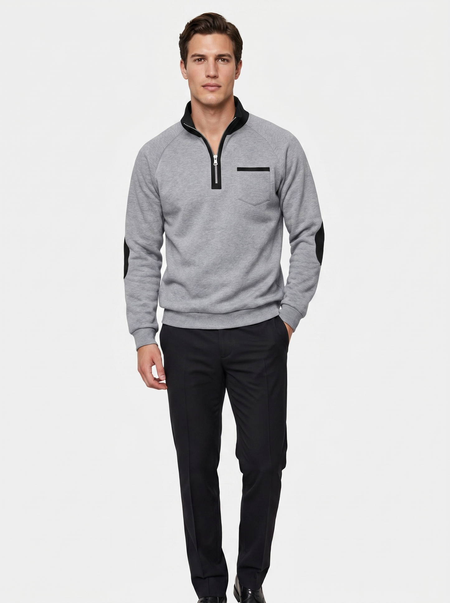 Classic Academy High Collar Pullover - Cross & Crown