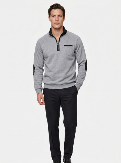 Classic Academy High Collar Pullover - Cross & Crown