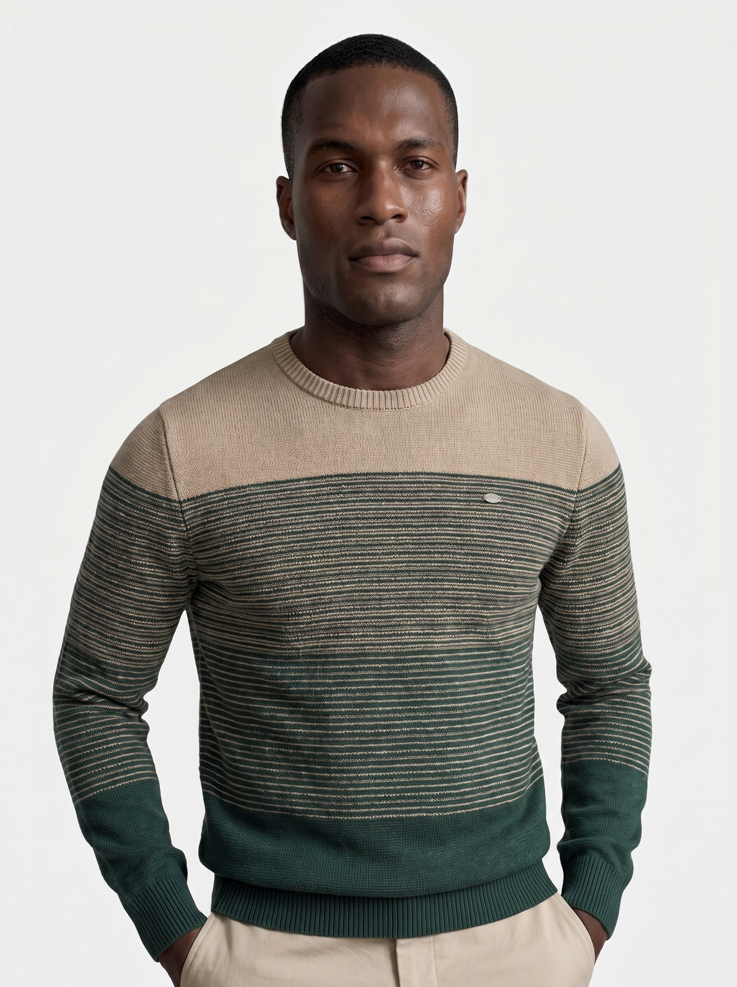 Crew Neck Knitwear Knit Pullover Sweater Jumper - Cross & Crown
