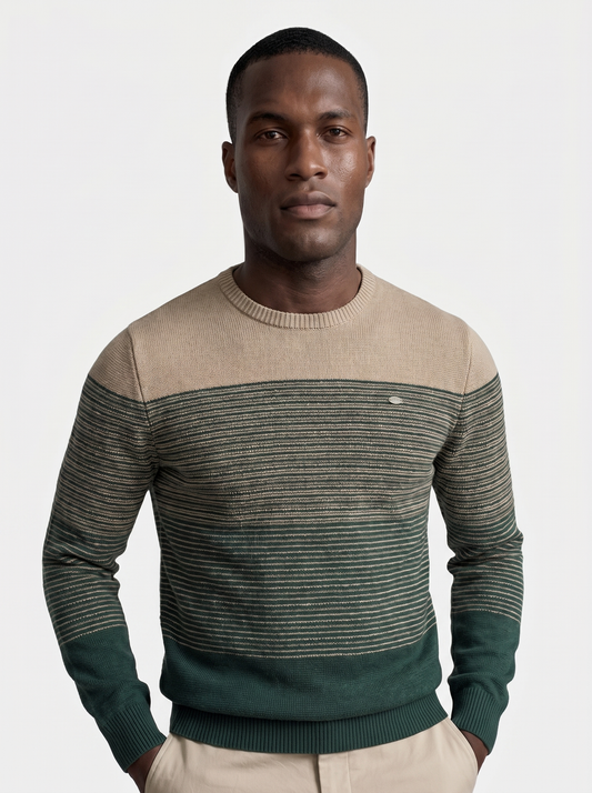 Crew Neck Knitwear Knit Pullover Sweater Jumper - Cross & Crown