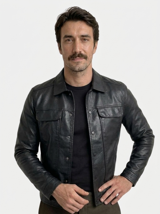 Bronze Rebel Leather Jacket – Cross & Crown