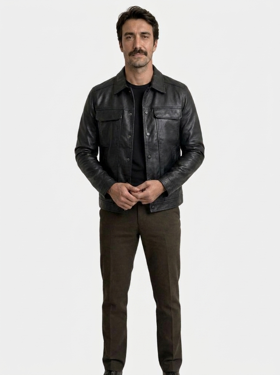 Bronze Rebel Leather Jacket – Cross & Crown