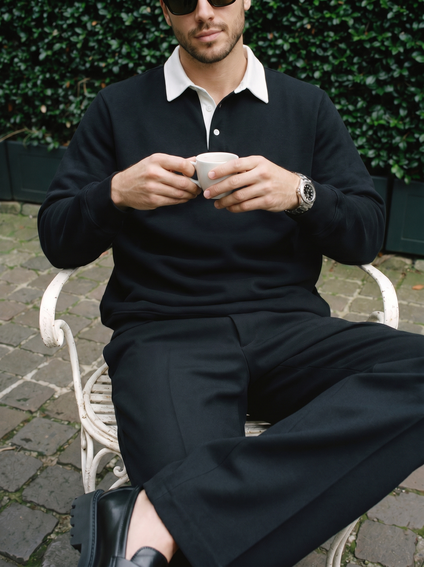 Old Money Essential Polo Shirt - Cross & Crown
