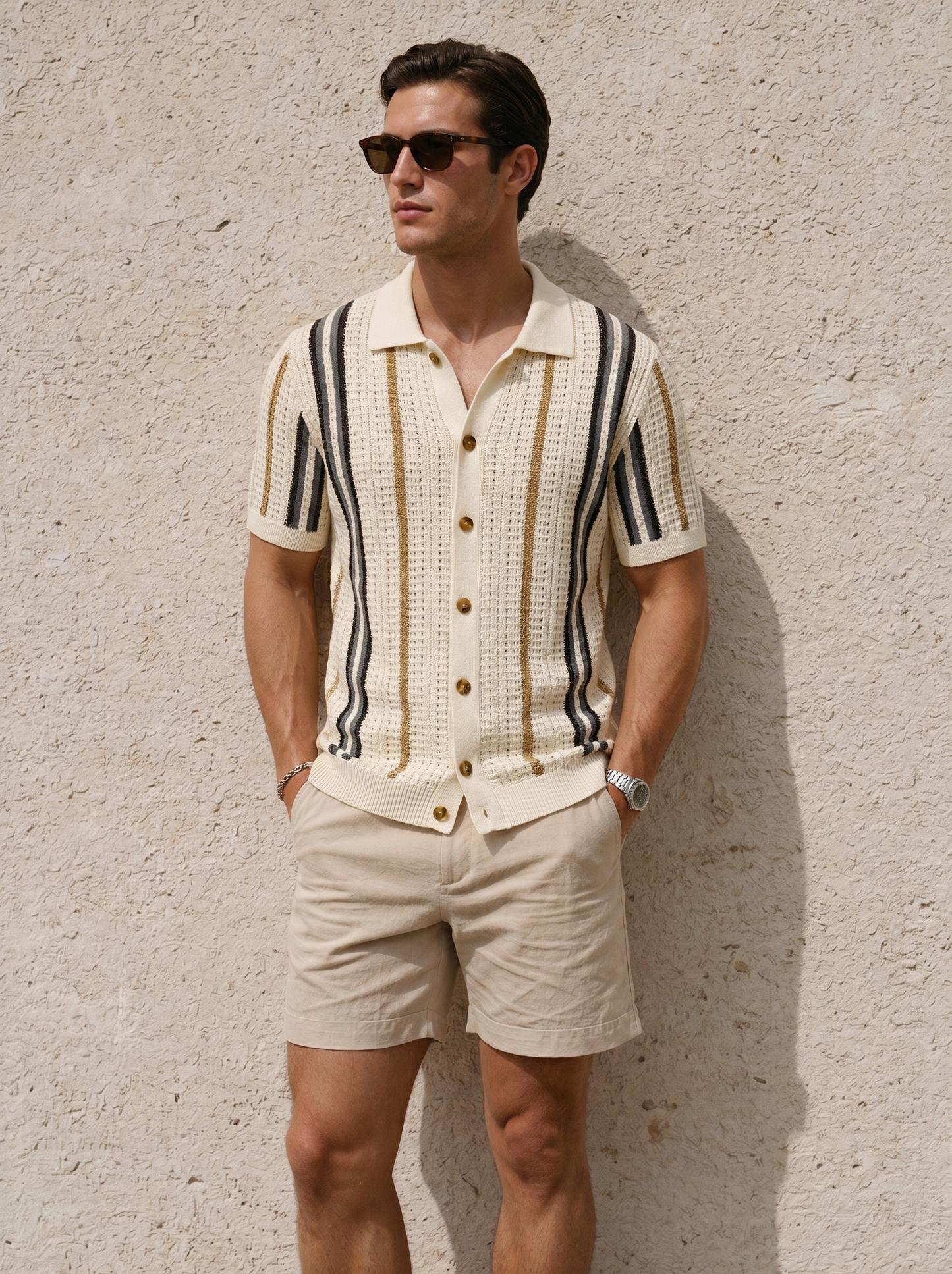 Sunset Groove Polo – Cross & Crown