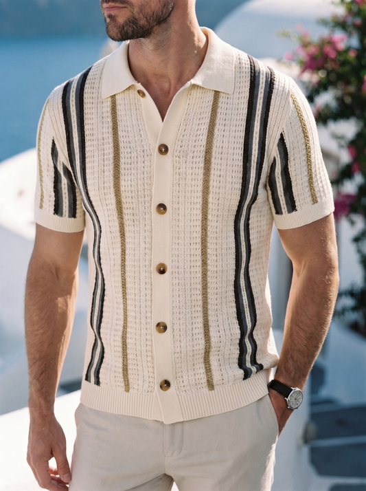 Sunset Groove Polo – Cross & Crown