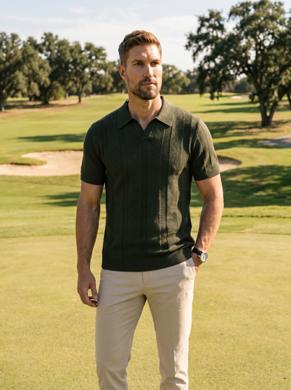 Beige Ancien Polo - Cross & Crown