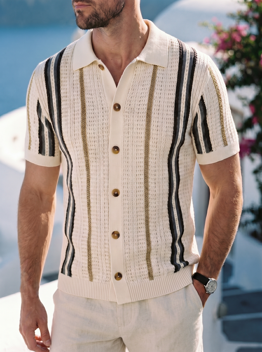 Sunset Groove Polo – Cross & Crown