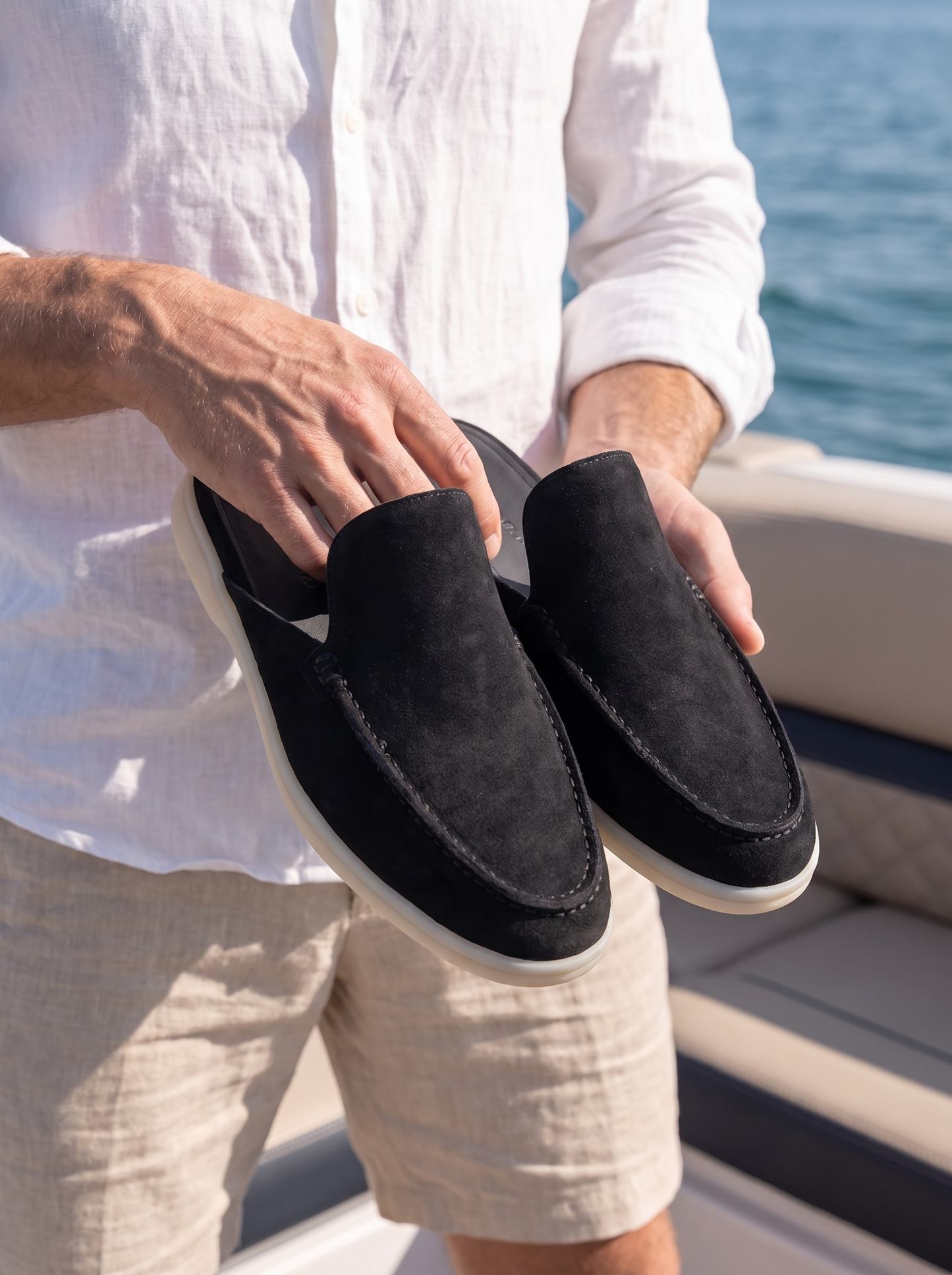 Atlas Genuine Leather Slippers – Cross & Crown