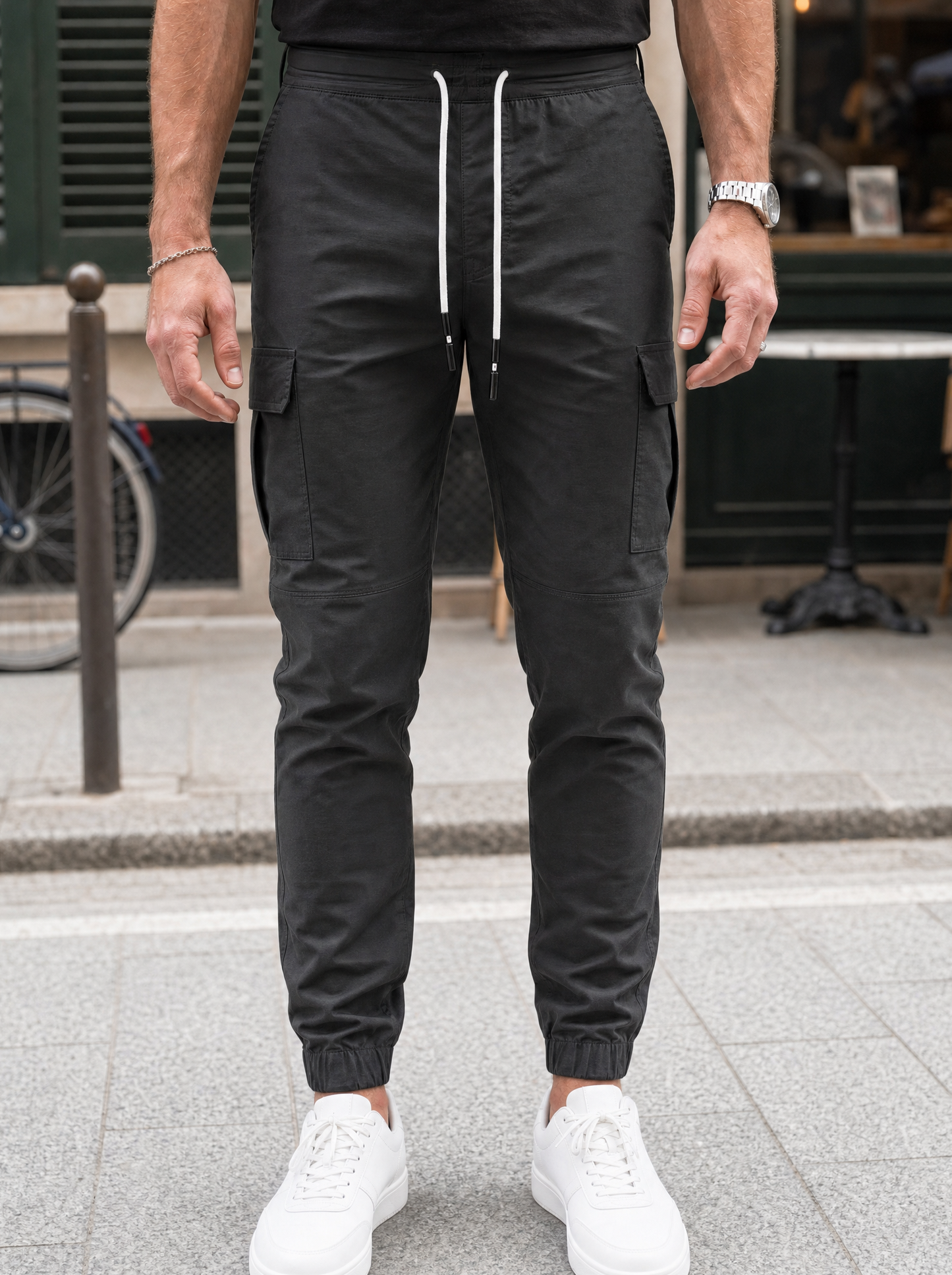 Pantalones jogger informales - Cross & Crown