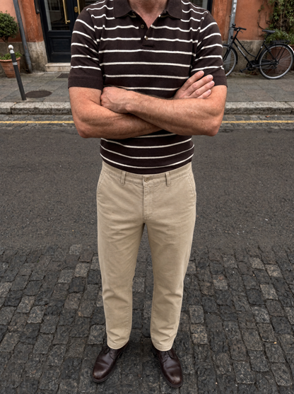 Pantalones minimalistas rectos - Cross & Crown