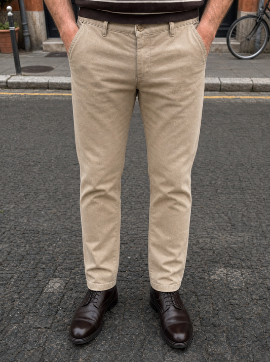 Minimalist Straight Trousers - Cross & Crown