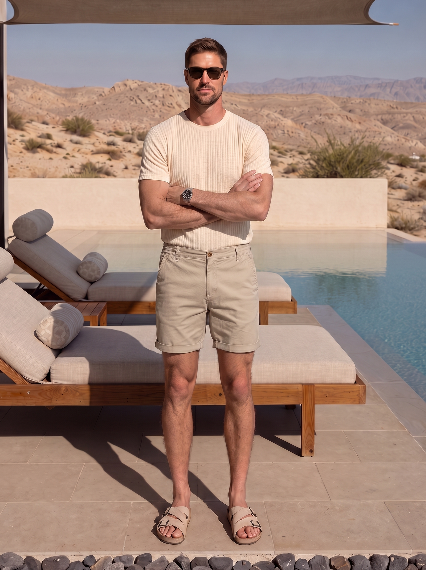 Sand Riviera Shorts – Cross & Crown