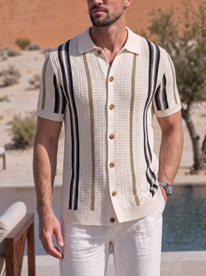 Sunset Groove Polo – Cross & Crown