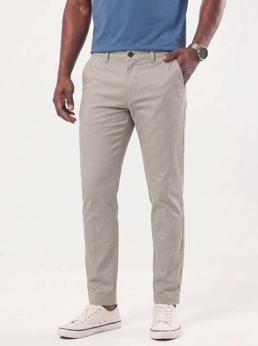 Casual Slim Fit Trousers - Cross & Crown