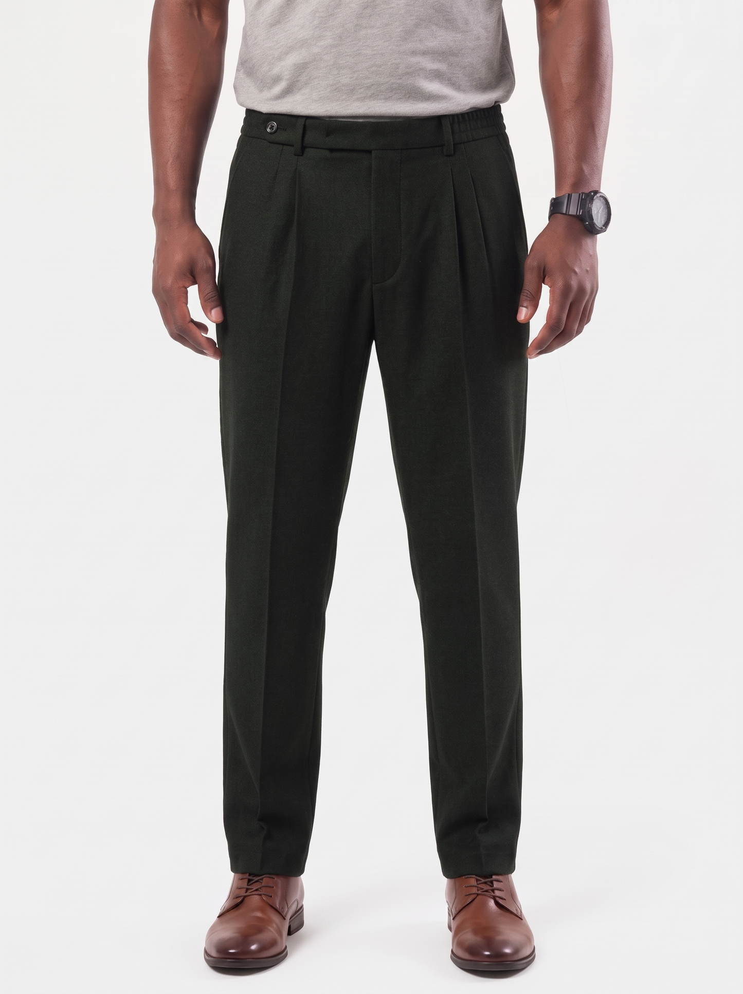 Pantalones clásicos elásticos premium - Cross & Crown