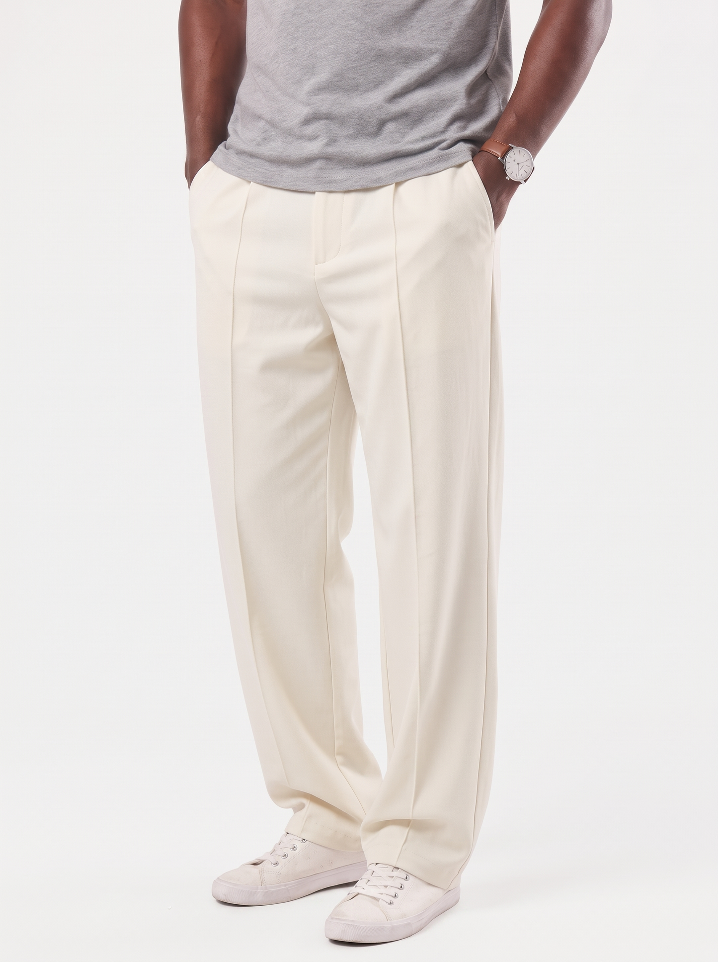 Pantalones holgados esenciales - Cross & Crown
