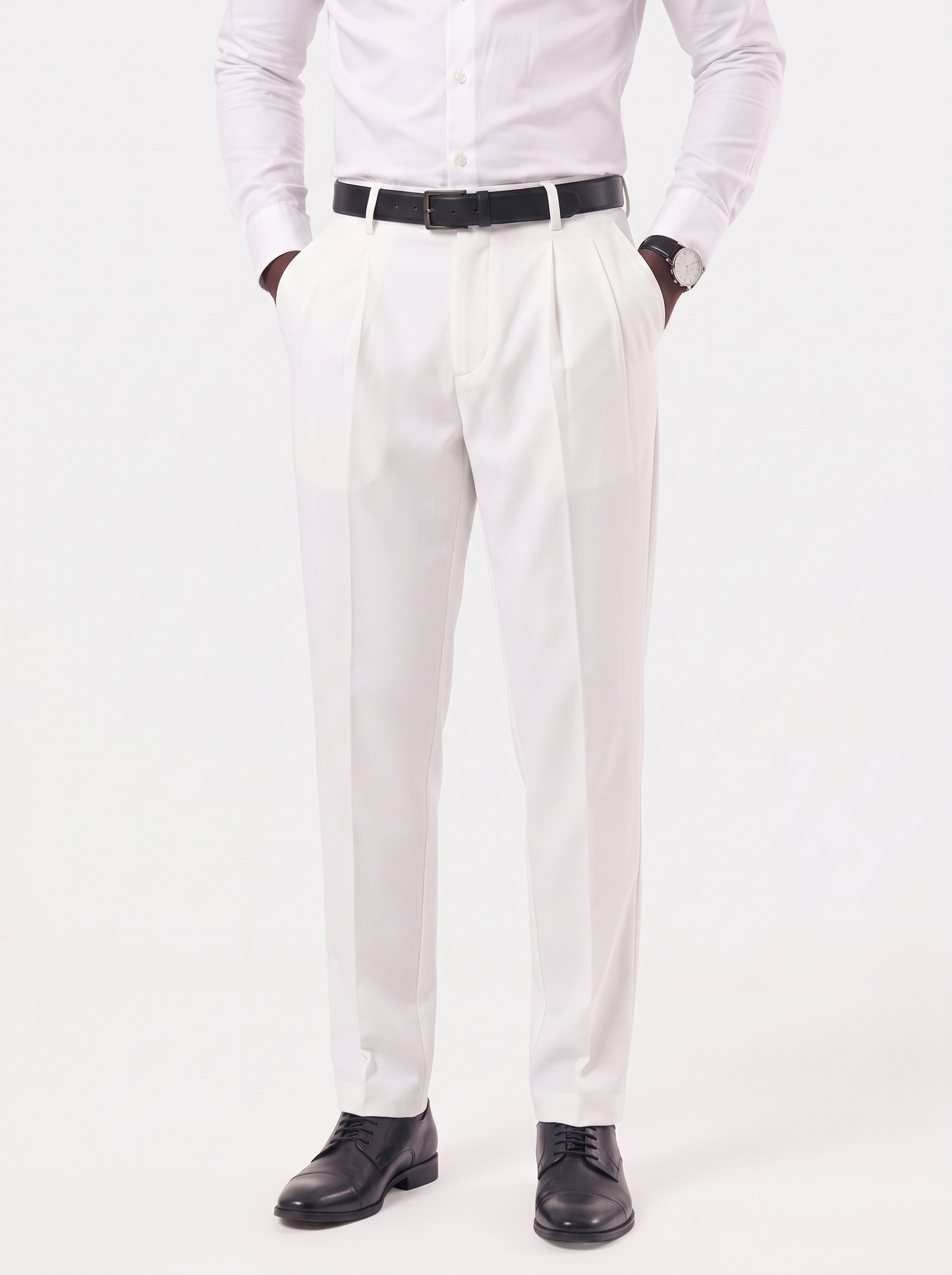 Pantalones esenciales de corte sastre - Cross & Crown