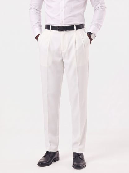Pantalones esenciales de corte sastre - Cross & Crown