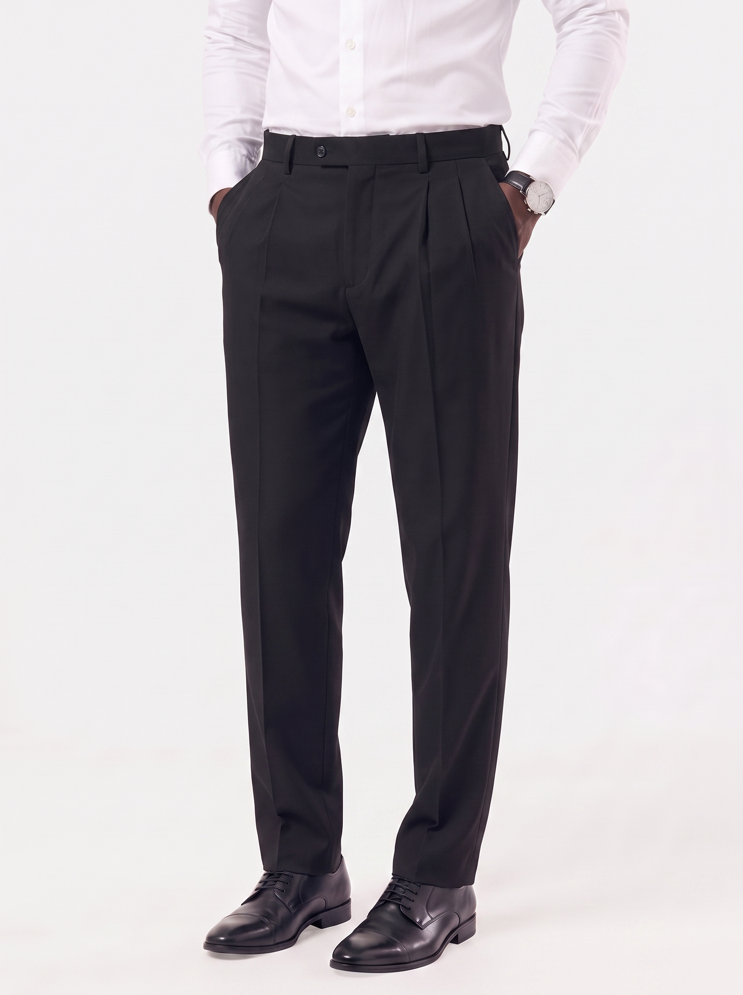 Pantalones esenciales de corte sastre - Cross & Crown