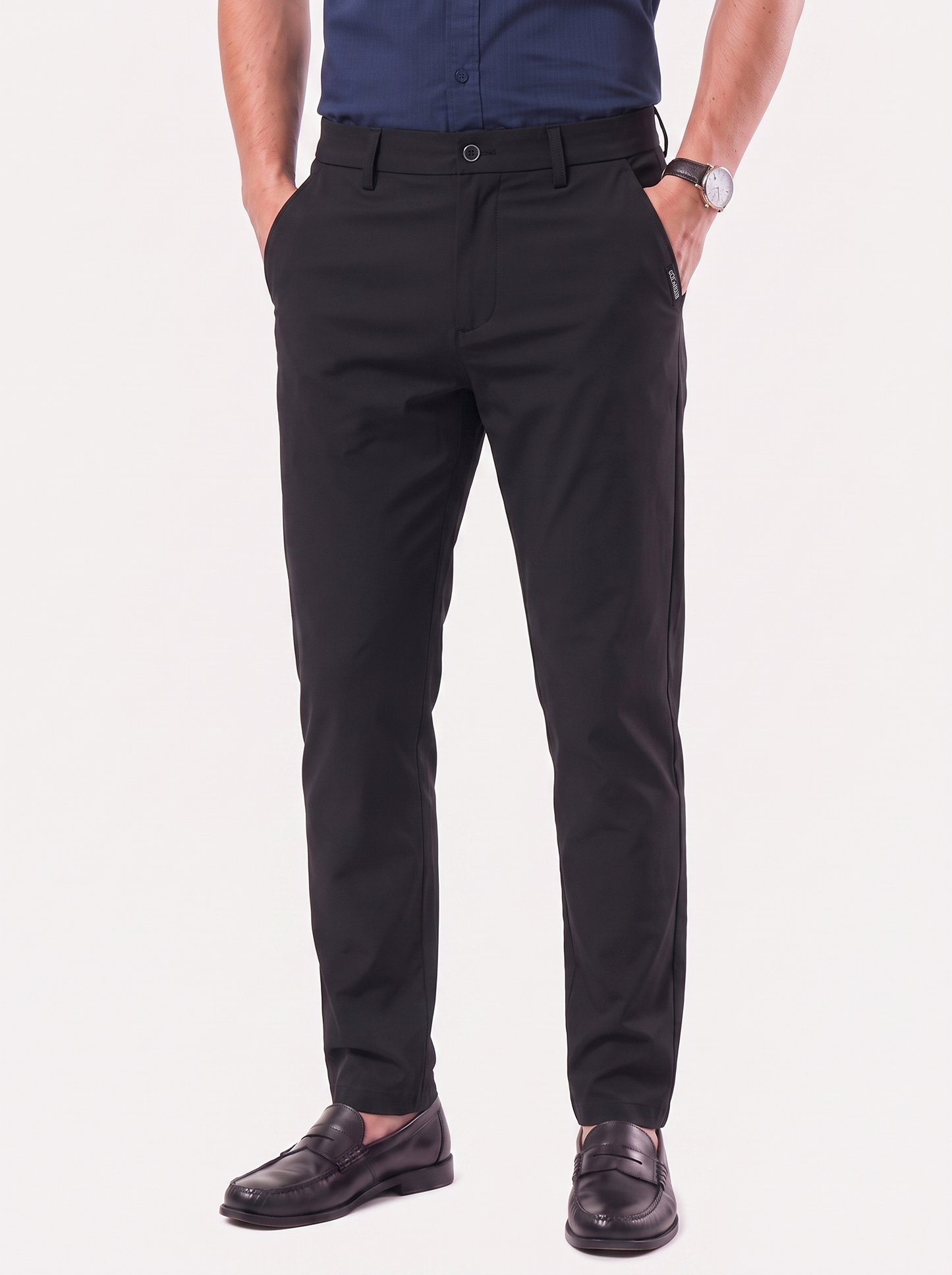 Pantalones elásticos esenciales - cintura elástica nueva - Cross & Crown