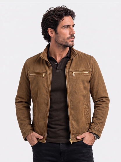 Valmont Vintage Khaki Field Jacket - Cross & Crown
