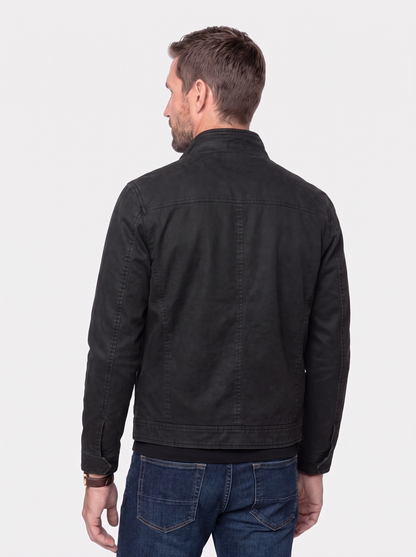 Valmont Vintage Black Field Jacket - Cross & Crown